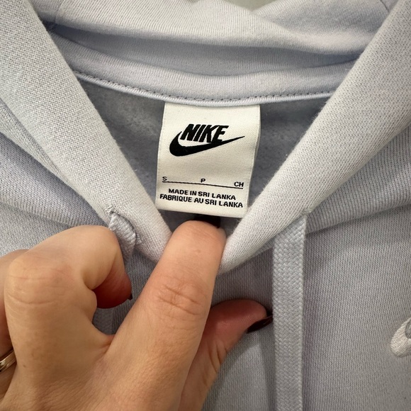 Nike Women’s Light Blue Hoodie Size Small - Picture 4 of 5